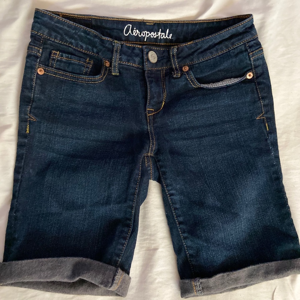 Denim Capri shorts